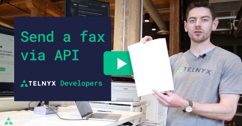 VIDEO: Send a Fax with the Telnyx Programmable Fax API
